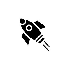 rocket icon vector design template