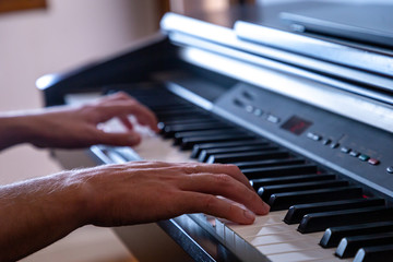 Obraz premium Playing the piano