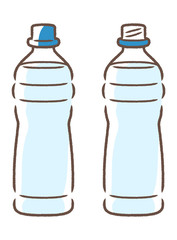 ペットボトルに入った水