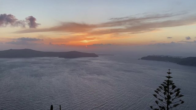 Santorini - Sunset caldera view from Imerovigli
