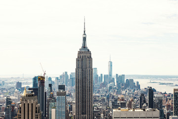 Fototapeta na wymiar Manhattan New York Skyline