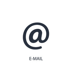 E-mail icon. Simple device element illustration.