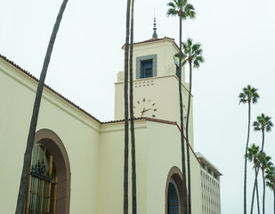 Obraz premium Union Station building in Los Angeles