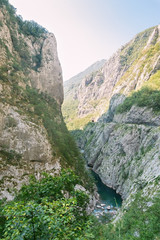Moraca canyon, Montenegro, Europe