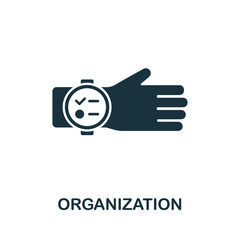 Organization icon from personal productivity collection. Simple line Organization icon for templates, web design and infographics
