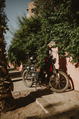 Fototapeta premium Traditional Moroccan city photography with vibrant colours and interesting textures 