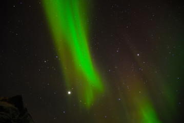 Northern lights in the skies of Norway