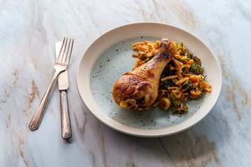 Spanish Fideo Con Pollo