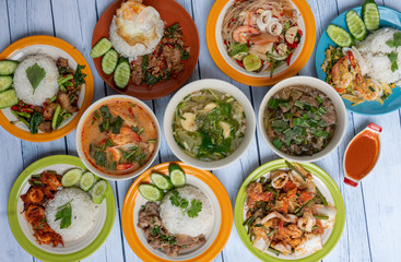 Thai Food Mixed Dishes