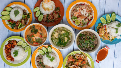 Thai Food Mixed Dishes