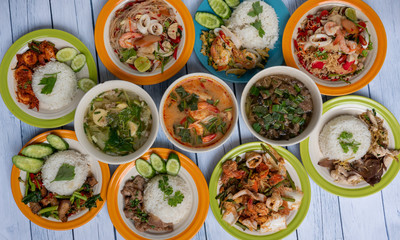 Thai Food Mixed Dishes