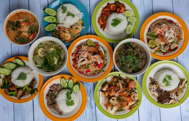 Thai Food Mixed Dishes