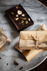 chocolate fudge bar for valentine's day