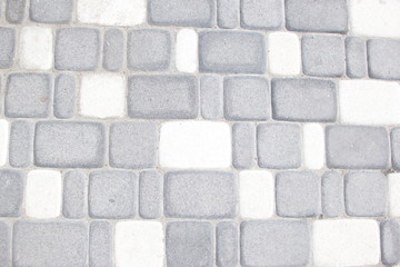 Obraz premium asphalt gray-white tile, textured surface