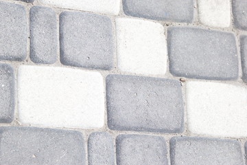 asphalt gray-white tile, textured surface