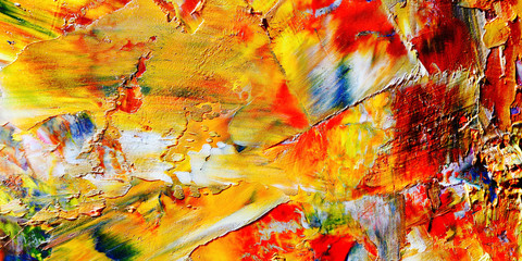 Colorful abstract background wallpaper. Modern motif visual art.  Mixtures of oil paint. Trendy...