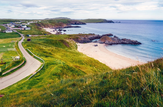 Sango Bay in Durness, Scottish Highlands, United Kingdom.