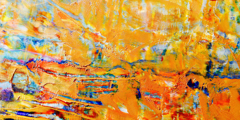 Colorful abstract background wallpaper. Modern motif visual art.  Mixtures of oil paint. Trendy hand painting canvas. Wall decor and Wall art prints Idea.  3D Texture.Colorful abstract 