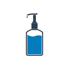 Shampoo Bottle Icon. Editable Vector EPS Symbol Illustration.