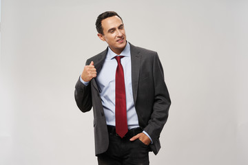 portrait of a handsome businessman