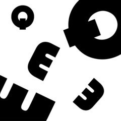 typography background - minimal letter background © Kinga