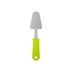 Shovel vector icon isolated
