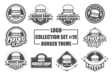 Logo Collection Set - Burger Theme