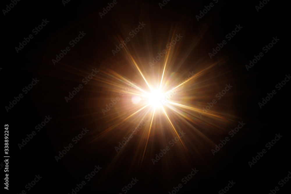 Aufkleber easy to add lens flare effects for overlay designs or screen blending mode to make high-quality imag