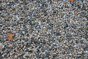 Background from small multi-colored stones
