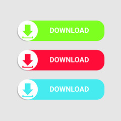 Colored download buttons for web