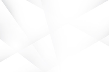 Obraz premium Abstract geometric white and gray color background. Vector, illustration.