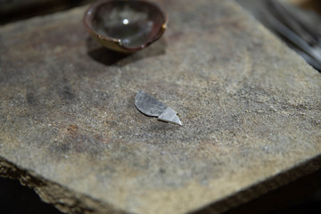 surface treatment of jewelry rings in the manufacturing process