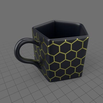 Pentagonal cup