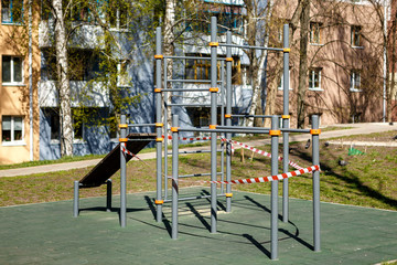 Playgrounds and parks are prohibited.