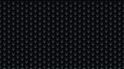 Dark black geometric background for poster design. Vector Illustration