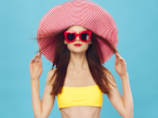 Beautiful woman charm sunglasses lifestyle beach lifestyle