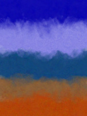 Trendcolor Classic Blue Color Palette After Adobe Color watercolour on fine grain texture background / 8 
