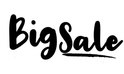 Big Sale Calligraphy Handwritten Lettering for Sale Banners, Flyers, Brochures and 
Graphic Design Templates,