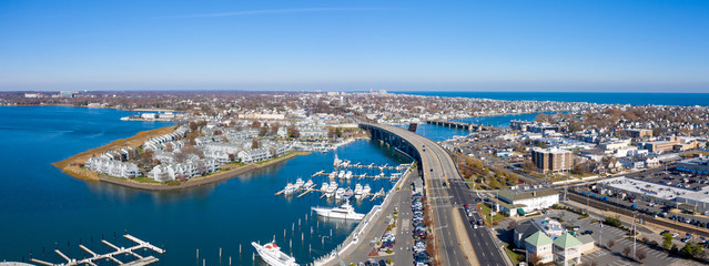 Aerial Drone of Belmar New Jersey