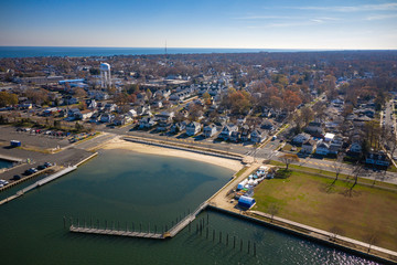 Aerial Drone of Belmar New Jersey