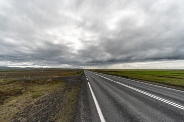 on the road in iceland