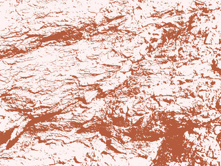 Distressed organic background pattern in brown shades. Tree crust vector texture overlay.