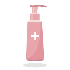 Anti-Bacterial Sanitizer Spray. Spray bottle icon. Alcohol spray. Household Chemicals. Infection control concept, Coronavirus, 2019-nCoV, flu, virus. Flat vector illustration