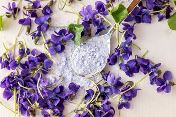 viola sugar violetta odorata sugar crystals for decorating baking cupcakes fresh lilac spring...