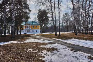 Lord's house.The estate of the Pushkin family. The poet Pushkin visited and lived in this house...