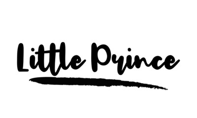 Little Prince Calligraphy Phrase, Lettering Inscription.