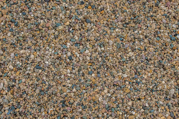 small colored stones on the ground