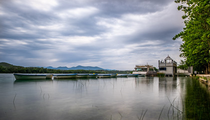 Lake of Banyoles in Catalonia, Spain.