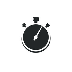 Chronometer vector flat isolated image.