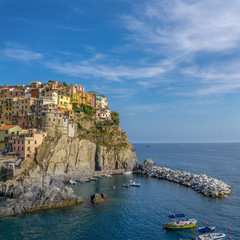 Fototapeta na wymiar Cinque Terre – fragment riwiery liguryjskiej (Włochy)